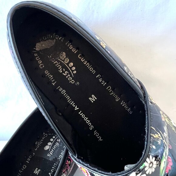 Spring Step Valor Floral Skid Resistant Slip On Shoes, Size 8, EUC! - Picture 10 of 11